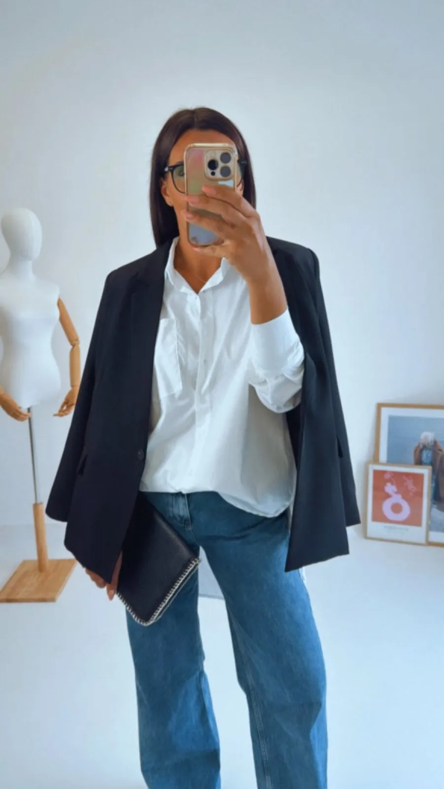 OVERSIZED SAKO BLACK