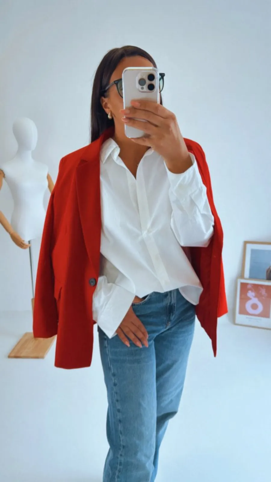 BÍLÁ OVERSIZED KOŠILE