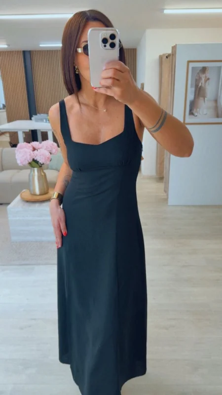 ŠATY LONG BLACK 