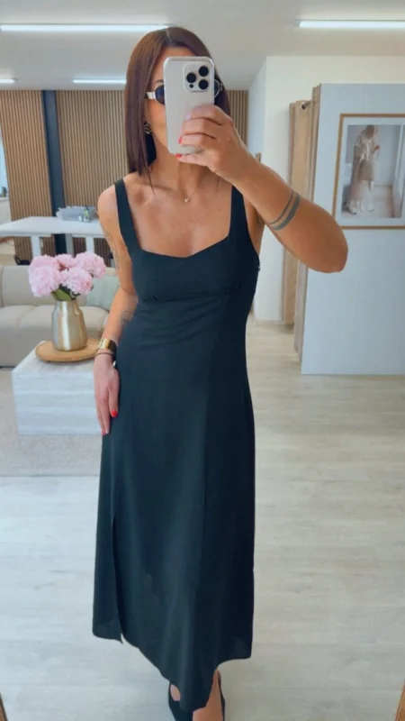ŠATY LONG BLACK 