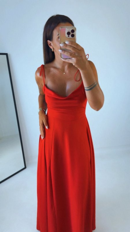 ŠATY LONG RED II
