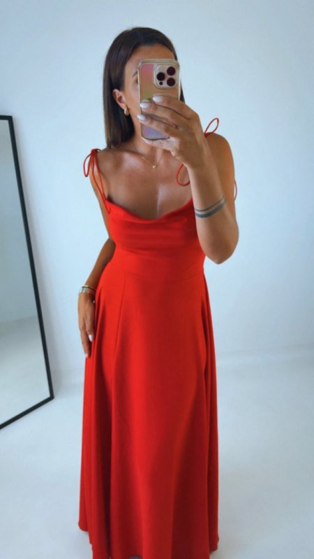ŠATY LONG RED II