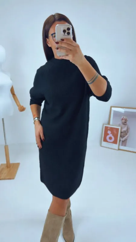 ÚPLETOVÉ ŠATY BLACK