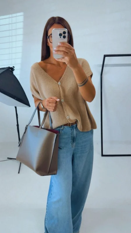 OVERSIZED VESTA S KNOFLÍKY