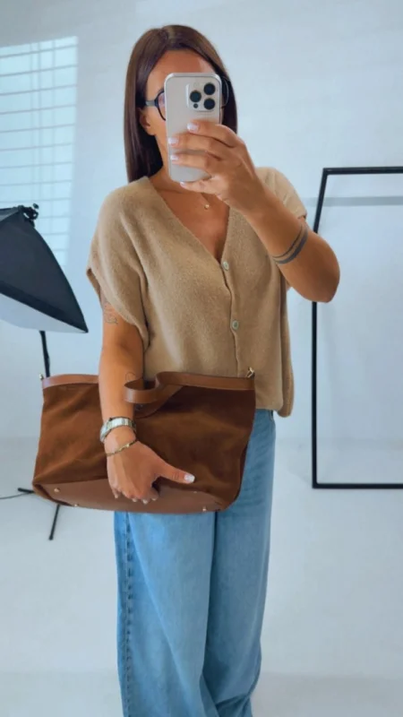 OVERSIZED VESTA S KNOFLÍKY