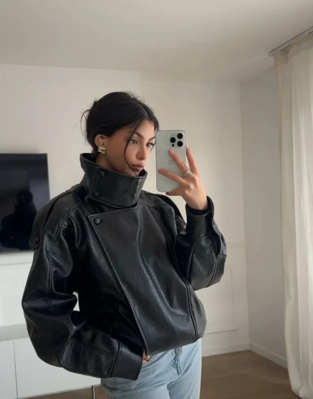 BUNDA Z UMĚLÉ KŮŽE BLACK