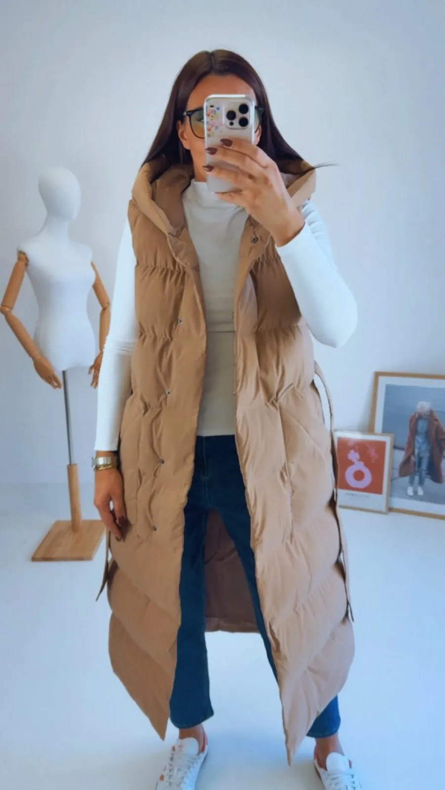 BÉŽOVÁ MAXI VESTA