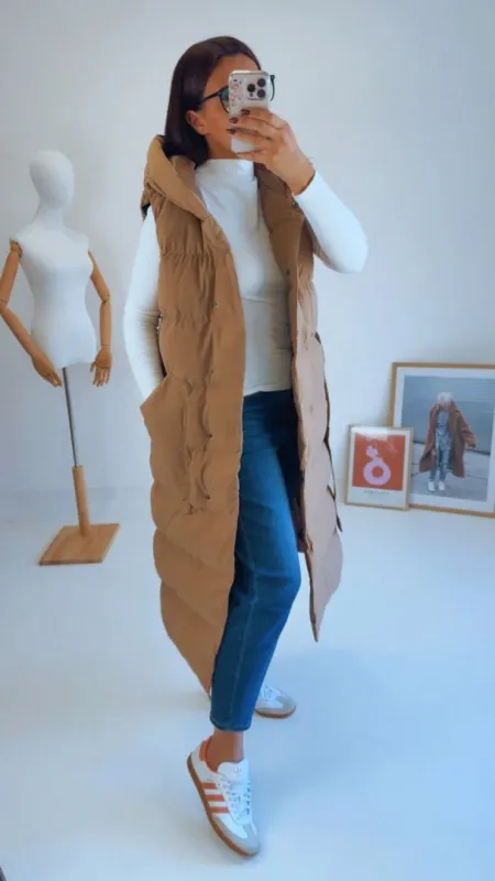 BÉŽOVÁ MAXI VESTA