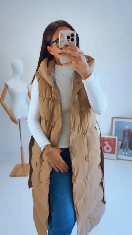 BÉŽOVÁ MAXI VESTA