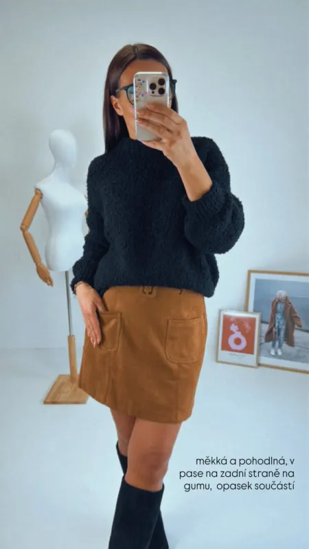 OVERSIZED SVETR BLACK I